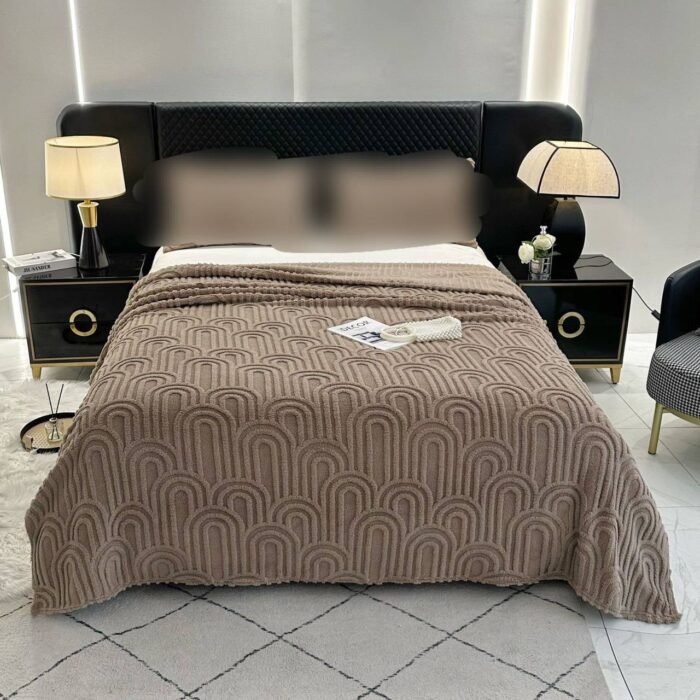 DOUBLE SIDED WARM SOLID SKIN FRIENDLY RABBIT FUR VELVET BLANKET/DUVET DESIGN 2

NO PILLOW OR PILLOW CASE O📌 - Image 7