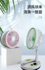 QUALITY FOLDABLE RECHARGEABLE TABLE FAN - Image 2