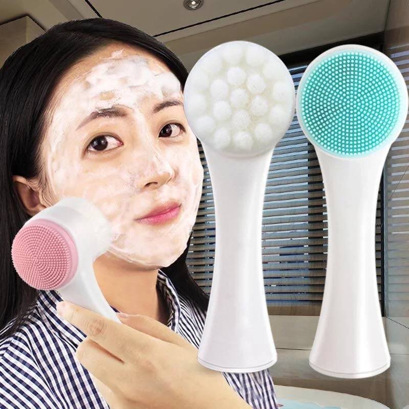 img_7906-5 DOUBLE SIDED DEEP CLEANING FACE MASSAGER BRUSH 2026 - Image 1