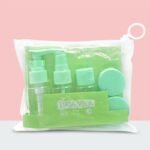 6PC TRAVEL TRANSPARENT COSMETIC PLASTIC BOTTLE SET KIT for Lotion,cream,spray and more - Image 5