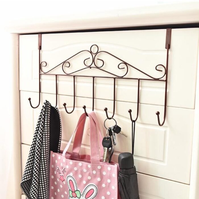7 SLOT OVER THE DOOR MULTIPURPOSE WALL HANGER/HOOK 2026 - Image 5