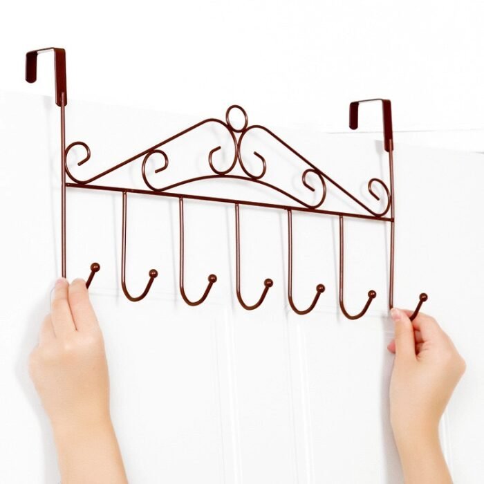 7 SLOT OVER THE DOOR MULTIPURPOSE WALL HANGER/HOOK 2026 - Image 6