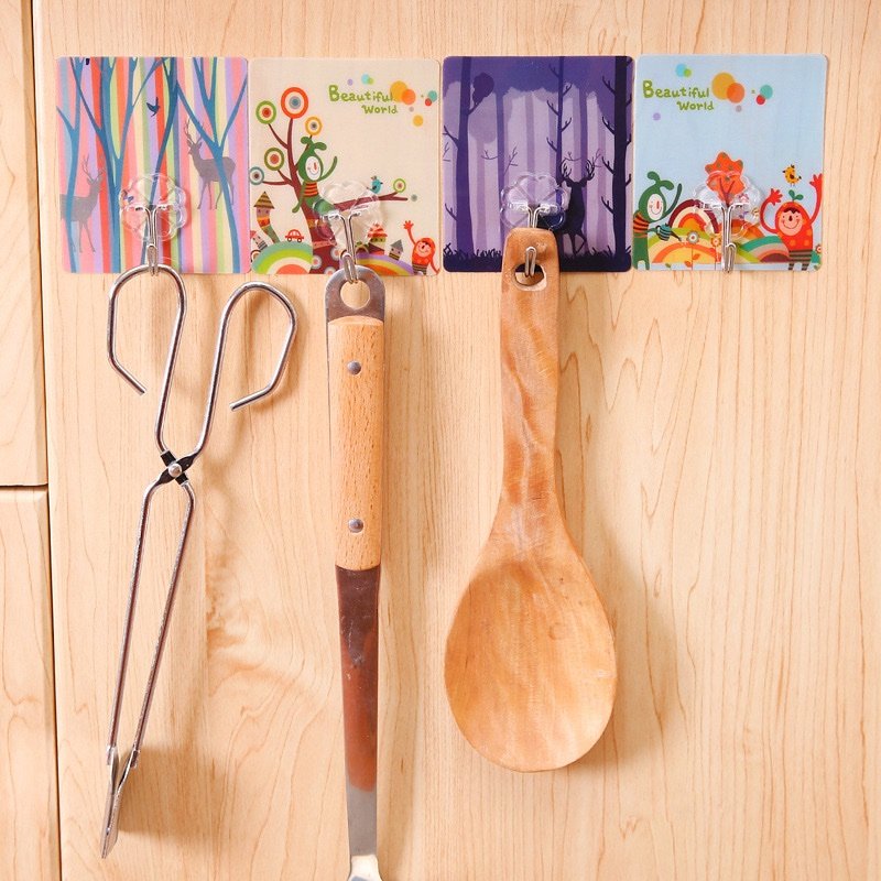 img_8319 12PC STRONG ADHESIVE CHARACTER WALL HOOK 2026 - Image 1