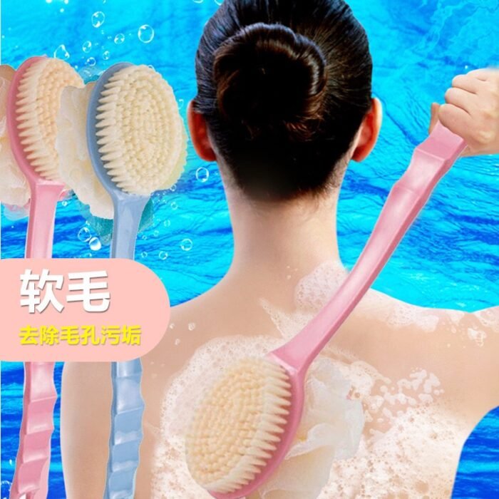 2-in-1 Bath Soft Back Brush Gentle Exfoliating Body Brush Bath Shower Sponge Scrubbing Brush Bathroom Shower Cleaning Tool Design 3 2026 - Image 7