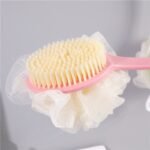 2-in-1 Bath Soft Back Brush Gentle Exfoliating Body Brush Bath Shower Sponge Scrubbing Brush Bathroom Shower Cleaning Tool Design 3 2026 - Image 2