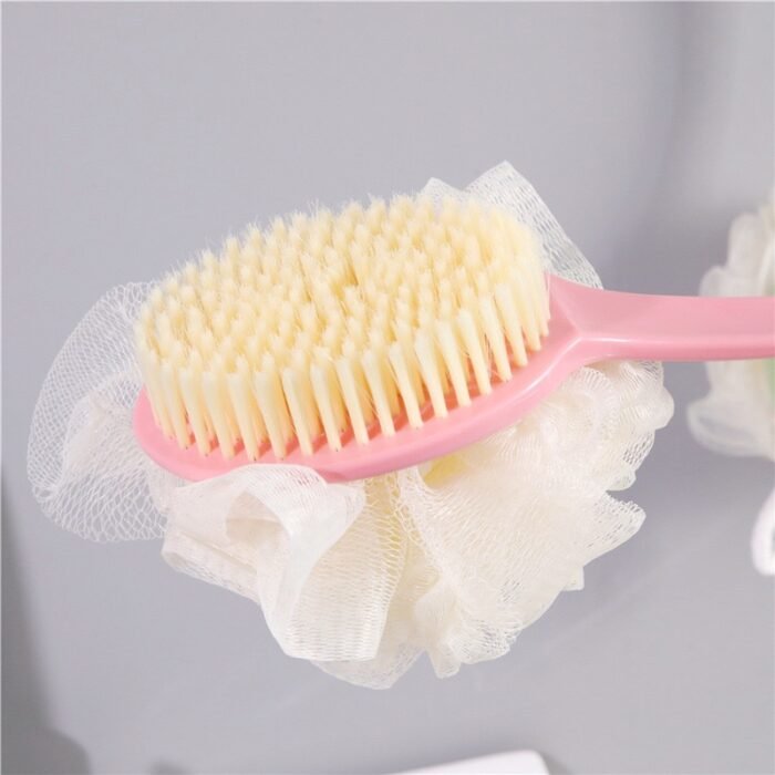 2-in-1 Bath Soft Back Brush Gentle Exfoliating Body Brush Bath Shower Sponge Scrubbing Brush Bathroom Shower Cleaning Tool Design 3 2026 - Image 2