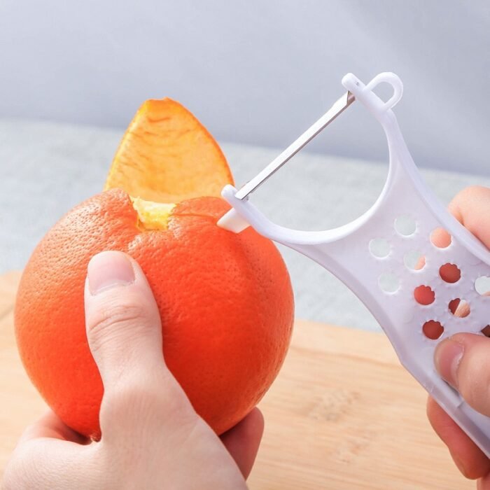 5IN1 MULTIFUNCTIONAL STAINLESS STEEL VEGETABLE CUTTER,FRUIT SCRAPER(MINIMUM ORDER IS 3PC,below 3pc won’t be supplied) - Image 6