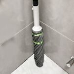 SELF SQUEEZING OR TWISTING SPIN ROTATING COTTON PAD MOP(GREY AND GREEN COLOR) - Image 4