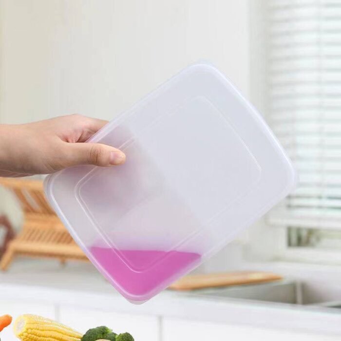 4 COMPARTMENT FOOD/FRUIT/SNACK  FRIDGE STORAGE BOX 2026

Can serve as a fruit or snack plate for your kids to school - Image 4