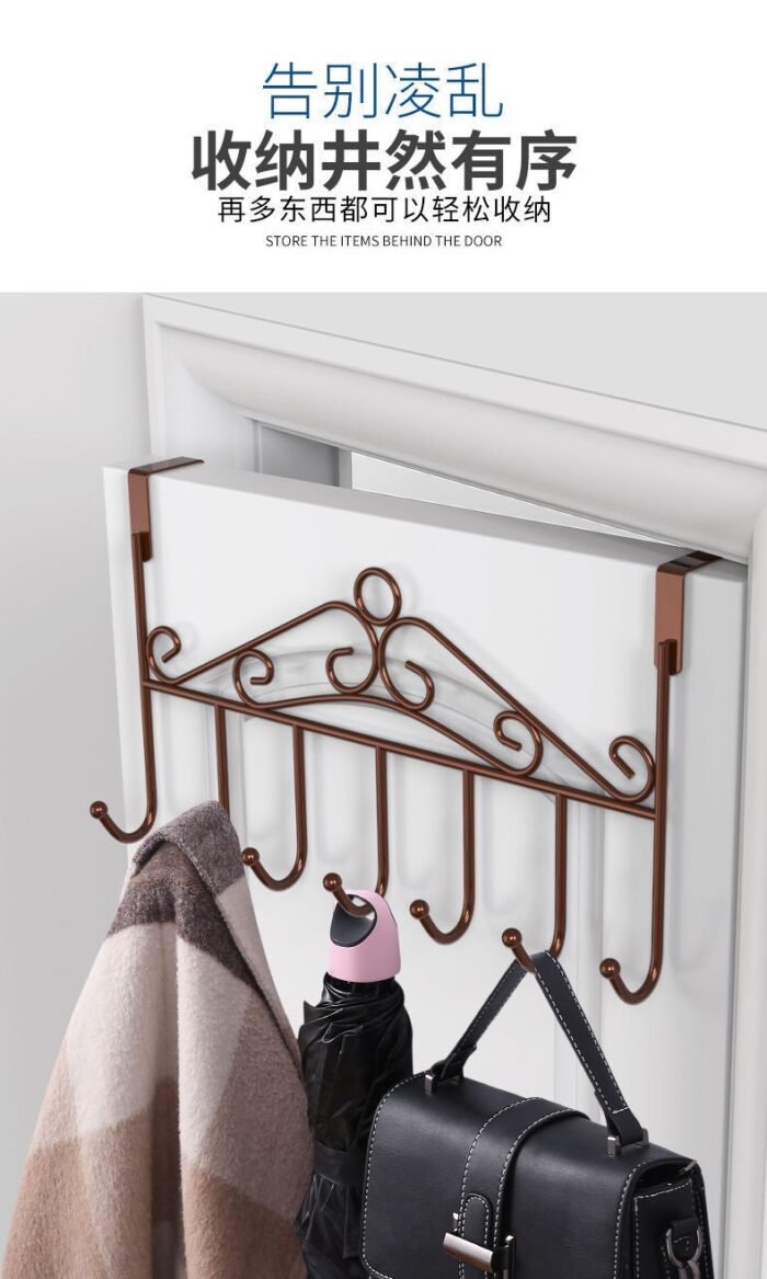 7 SLOT OVER THE DOOR MULTIPURPOSE WALL HANGER/HOOK 2026 - Image 3