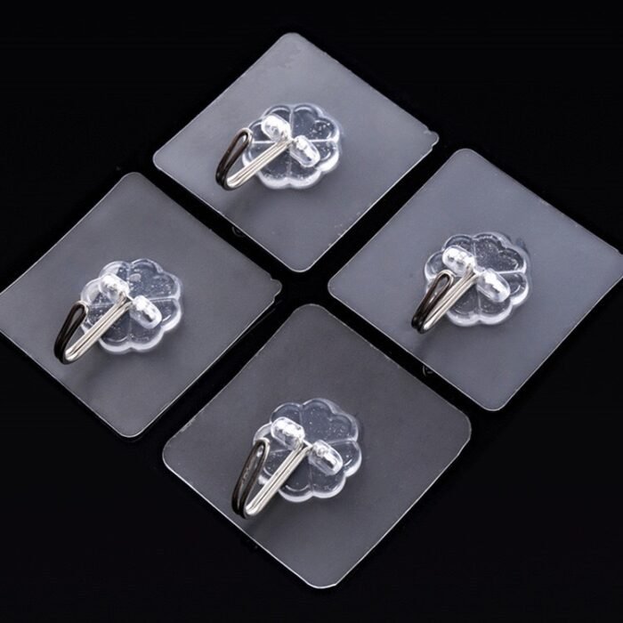 10PC TRANSPARENT WALL HOOK 2026 - Image 3