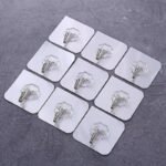 10PC FANCY MULTIPURPOSE WALL HOOK SILVER&GOLD 2026 - Image 2