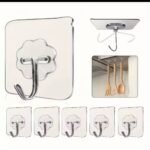 10PC FANCY MULTIPURPOSE WALL HOOK SILVER&GOLD 2026