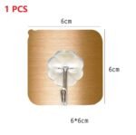 10PC FANCY MULTIPURPOSE WALL HOOK SILVER&GOLD 2026 - Image 8