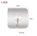 10PC FANCY MULTIPURPOSE WALL HOOK SILVER&GOLD 2026 - Image 9