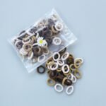 50Pcs quality Lot Small Rubber Band Doll Towel Hair Ring Colorful Nylon Head Ropes Black Elastic Hair Bands Ties For Girls Accessories(it doesn’t slack even after use) - Image 2