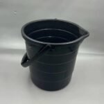 (ON SALES) FANCY QUALITY BLACK BUCKET WITH HANDLE