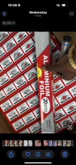 20M ALUMINUM FOIL BAKING AND COOKING PAPER(Use for line baking sheet,roasting pan or wrapping food) - Image 2