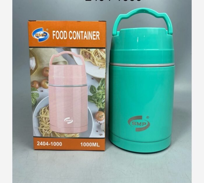 1000ML QUALITY STAINLESS STEEL INNER HOT&COLD VACUUM FLASK FOOD 2026 - Image 2