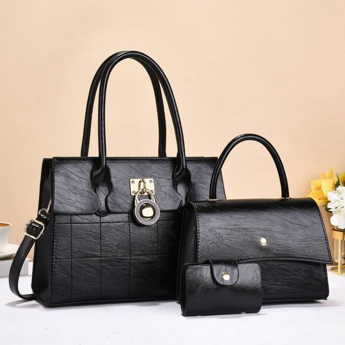 3IN1 HOPPY CLASSY QUALITY LEATHER BAG - Image 4