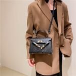 EMMA CUTE CLASSY MINI CROC SKIN LEATHER BAG Design 1 - Image 4