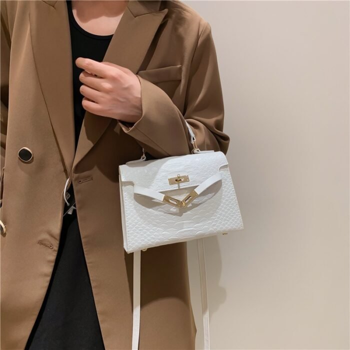 EMMA CUTE CLASSY MINI CROC SKIN LEATHER BAG Design 1 - Image 5