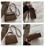 EMMA CUTE CLASSY MINI CROC SKIN LEATHER BAG Design 1 - Image 6