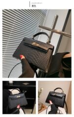 EMMA CUTE CLASSY MINI CROC SKIN LEATHER BAG Design 1 - Image 7