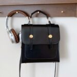 (ON SALES) ALERO QUALITY LEATHER FANCY LADIES BACKPACK Design 4