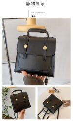 (ON SALES) ALERO QUALITY LEATHER FANCY LADIES BACKPACK Design 4 - Image 3