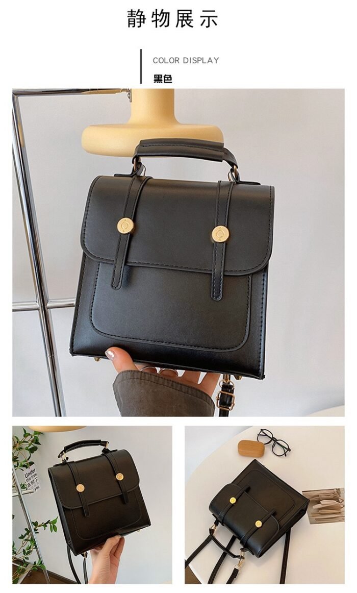 (ON SALES) ALERO QUALITY LEATHER FANCY LADIES BACKPACK Design 4 - Image 3