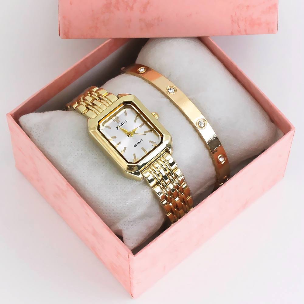 img_9623 TANIA LADIES WRISTWATCH WITH CHAIN BRACELET COMES IN A BOX••Quality guaranteed - Image 1