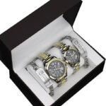 ETERNAL LOVE COUPLES WATCH AND BRACELET SET 💯 QUALITY•••Comes in a big fancy box - Image 2
