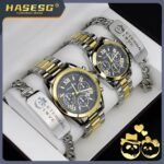 ETERNAL LOVE COUPLES WATCH AND BRACELET SET 💯 QUALITY•••Comes in a big fancy box - Image 3