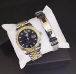 JUSTINE QUALITY MENS WRISTWATCH WITH BRACELET,COMES IN A FANCY BOX