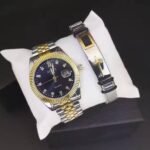 JUSTINE QUALITY MENS WRISTWATCH WITH BRACELET,COMES IN A FANCY BOX
