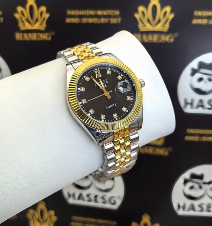 JUSTINE QUALITY MENS WRISTWATCH WITH BRACELET,COMES IN A FANCY BOX - Image 2