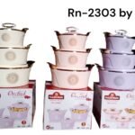 3PC QUALITY 800/1200/2000ML ORCHID INSULATED FOOD WARMER