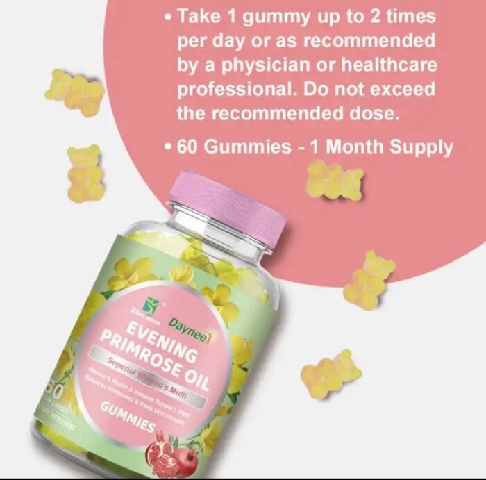 EVENING PRIMROSE OIL SUPERIOR WOMEN’S MULTI GUMMIES (60 VEGAN GUMMIES) - Image 3