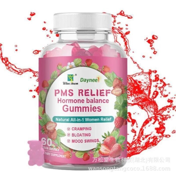 DAYNEE PMS RELIEF HORMONE BALANCE GUMMIES  (NATURAL ALL-IN-1 WOMEN RELIEF) _ 60 VEGAN GUMMIES - Image 5