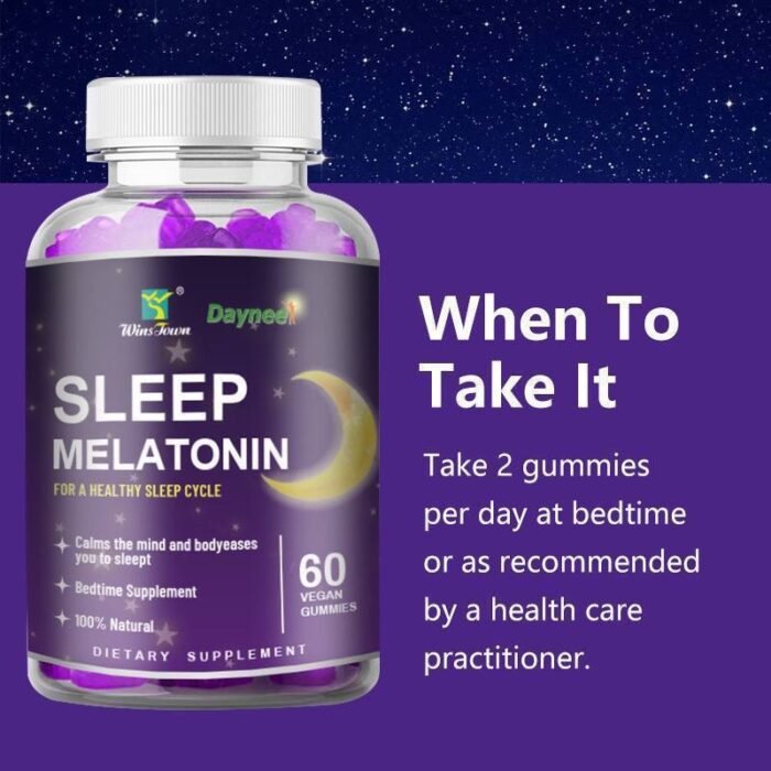 DAYNEE SLEEP MELATONIN GUMMIES (60 VEGAN GUMMIES) - Image 4