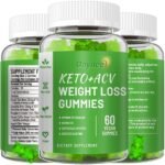 KETO+ACV WEIGHT LOSS GUMMIES(60pc gummies in a bottle)