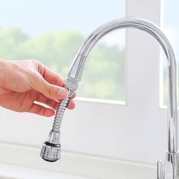 360 DEGREE ROTATING KITCHEN SINK FAUCET ATTACHMENT SWIVEL SPRAYER(Water saver)
The tap can be switched to dispense 2 different mode,Shower or Rush mode) - Image 2