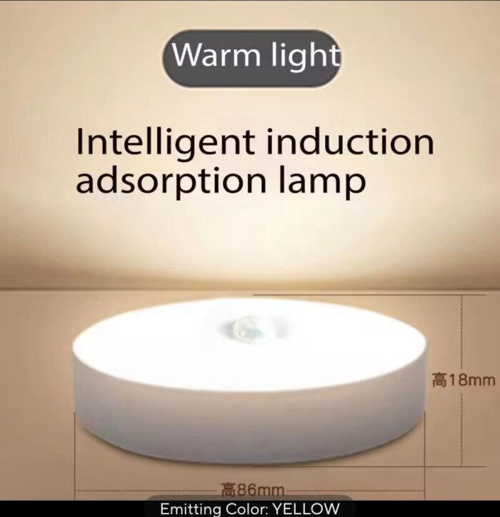 1pc Motion-Sensor Night Light  And Long Press to Adjust Brightness, Suitable forBedrooms, Hallways, Cabinets, And Corridors. - Image 2