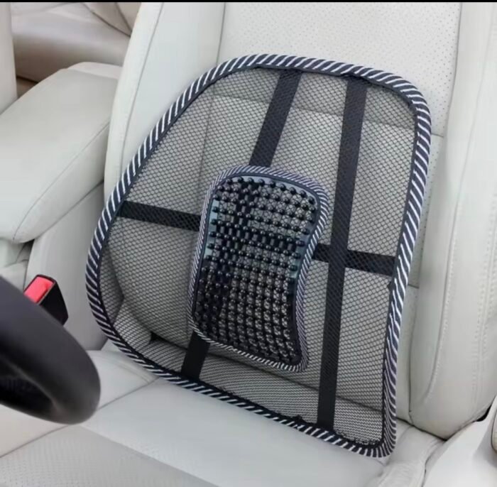 Universal Breathable Car Seat Chair Cushion Mesh Lumbar Back Brace Waist Cushion Pad Support Massage Back Cushion Office Home - Image 2