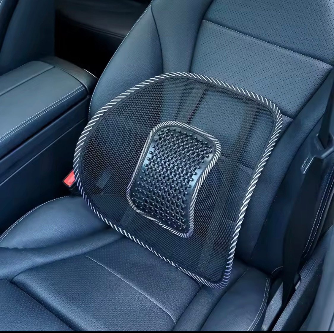 screenshot-16 Universal Breathable Car Seat Chair Cushion Mesh Lumbar Back Brace Waist Cushion Pad Support Massage Back Cushion Office Home - Image 1