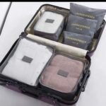 6pcs Travel Storage Bag Set for Clothes Tidy Organizer Wardrobe Suitcase Pouch Travel Organizer Bag Case Shoes Bags Cube Bag - Image 2