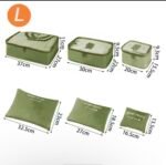 6pcs Travel Storage Bag Set for Clothes Tidy Organizer Wardrobe Suitcase Pouch Travel Organizer Bag Case Shoes Bags Cube Bag - Image 8