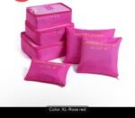 6pcs Travel Storage Bag Set for Clothes Tidy Organizer Wardrobe Suitcase Pouch Travel Organizer Bag Case Shoes Bags Cube Bag - Image 4