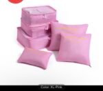 6pcs Travel Storage Bag Set for Clothes Tidy Organizer Wardrobe Suitcase Pouch Travel Organizer Bag Case Shoes Bags Cube Bag - Image 11